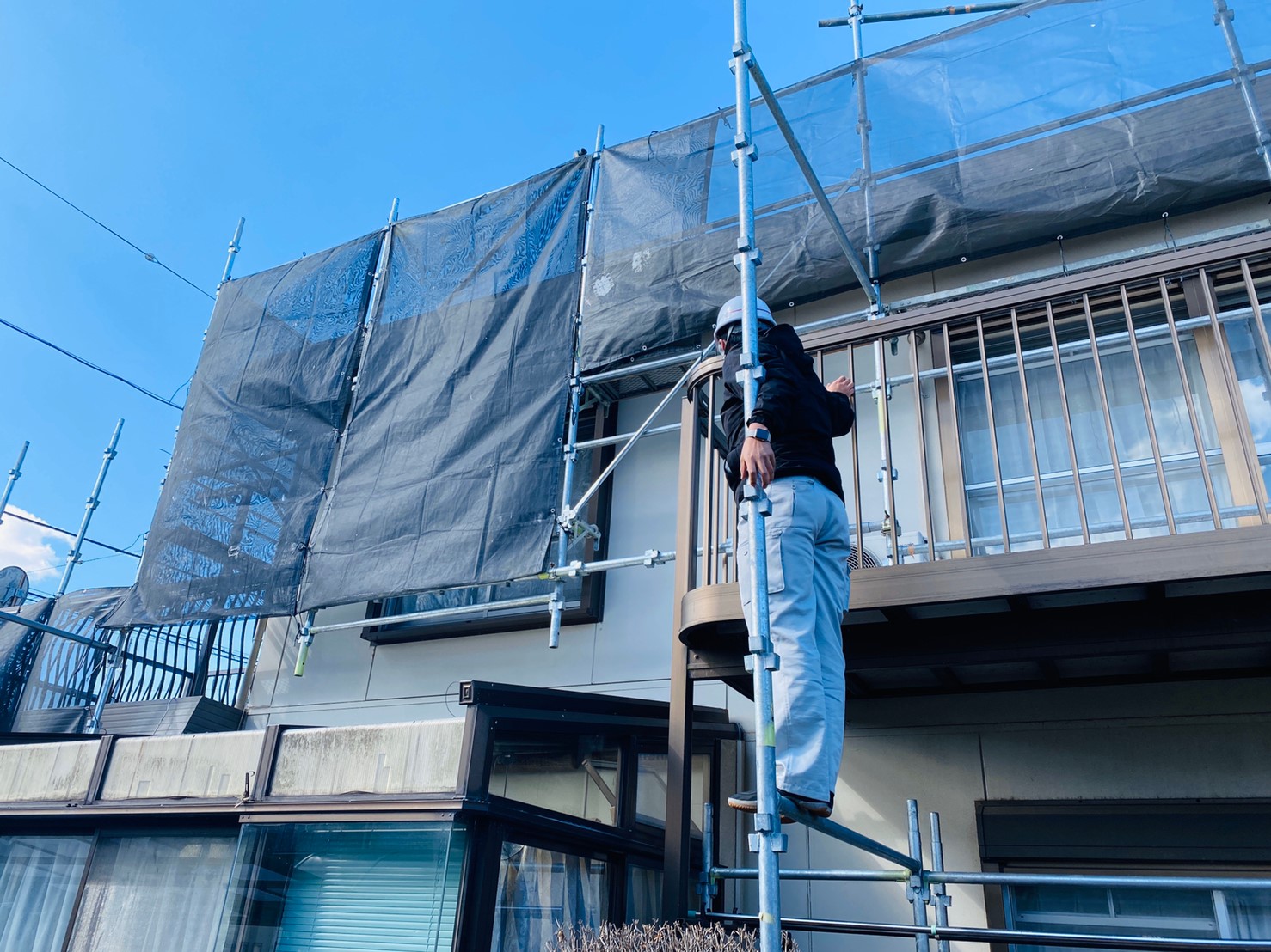 瀬谷区外壁屋根塗装の足場架設検査 神奈川県で外壁塗装や屋根工事するならハウスメーカーより高品質で3割安いマルセイテック