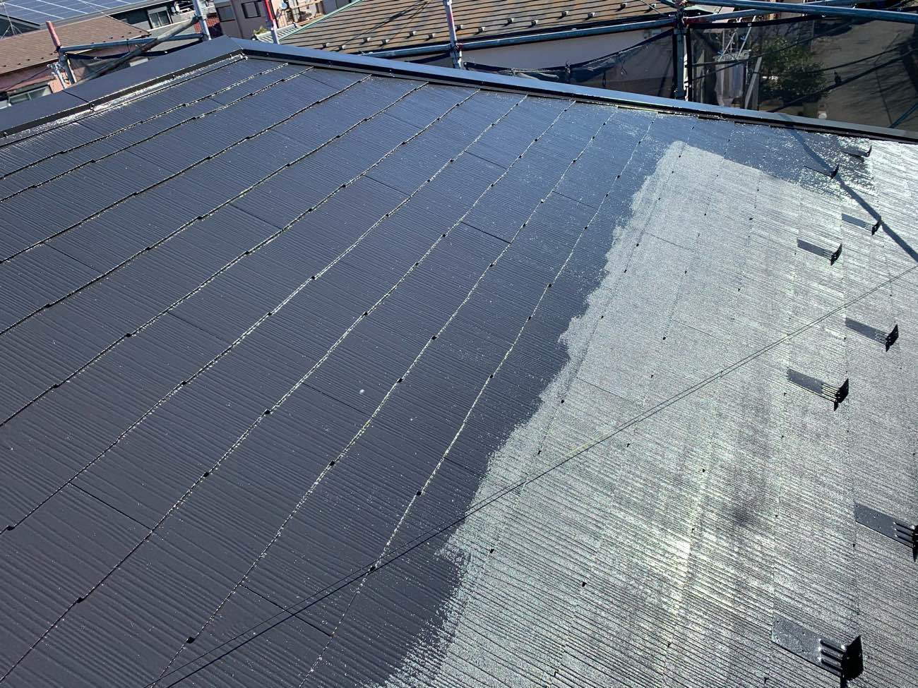 屋根塗装：ガイソールーフガードシリコン（R-12）