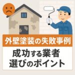 外壁塗装の失敗事例 成功する業者選びのポイント