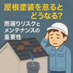 屋根塗装を怠るとどうなる？雨漏りリスクとメンテナンスの重要性