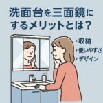 洗面台三面鏡メリット