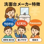 洗面台メーカー特徴