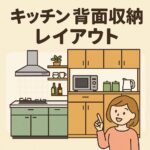 キッチン背面レイアウト